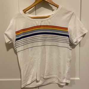 PacSun me to we striped crop top